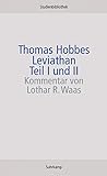 Leviathan: oder Stoff, Form und Gewalt eines kirchlichen und bürgerlichen Staates (Suhrkamp Studien livre
