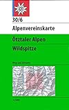 Ötztaler Alpen, Wildspitze: Wege und Skitouren - Topographische Karte 1:25.000 (Alpenvereinskarten) livre