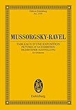 Pictures at an Exhibition: Instrumentation by Maurice Ravel (Eulenburg Studienpartituren) (English E livre