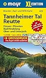 Tannheimer Tal - Reutte XL 1 : 25 000: Wander-, Rad- und MTB-Karte. GPS-genau livre