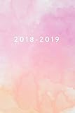 2018 - 2019: 18 Month Weekly & Monthly Planner: Pink Watercolor, Daily, Weekly, Monthly, January 201 livre