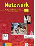 Netzwerk A1.1: Deutsch als Fremdsprache. Kurs- und Arbeitsbuch mit DVD und 2 Audio-CDs livre