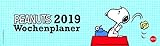 Peanuts Wochenquerplaner - Kalender 2019 livre