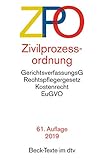 Zivilprozessordnung ZPO livre