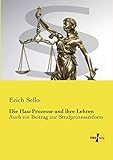 Die Hau-Prozesse und ihre Lehren: Auch ein Beitrag zur Strafprozessreform livre