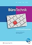 BüroWelt: BüroTechnik - Word / Excel / Powerpoint: Schülerband livre