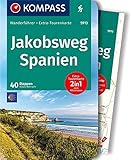 KOMPASS Wanderführer Jakobsweg Spanien: Wanderführer mit Extra-Tourenkarte 1:110.000, 40 Etappen, livre