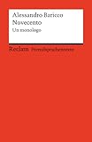 Novecento: Un monologo. Italienischer Text mit deutschen Worterklärungen. B2 (GER) (Reclams Univers livre