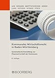 Kommunales Wirtschaftsrecht in Baden Württemberg livre