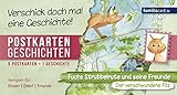 Fuchs Strubbelrute und seine Freunde - Der verschwundene Pilz: Postkartengeschichten (Postkartengesc livre