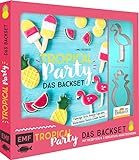 Tropical Party - das Backset mit Rezepten und Ananas- und Flamingo-Ausstecher aus Edelstahl: Flaming livre
