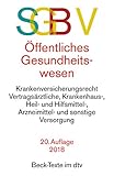 SGB V Recht des öffentlichen Gesundheitswesens livre