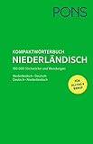 PONS Kompaktwörterbuch Niederländisch: Niederländisch-Deutsch / Deutsch-Niederländisch - Das umf livre