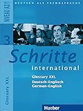 Schritte international 3: Deutsch als Fremdsprache / Glossar XXL Deutsch-Englisch German-English livre