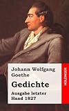 Gedichte: Ausgabe letzter Hand 1827 livre