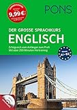 PONS Der große Sprachkurs Englisch: Erfolgreich vom Anfänger zum Profi! Großes Lernbuch mit 352 S livre