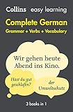 Easy Learning Complete German - Grammar, Verbs and Vocabulary (3 Books in 1) (Collins Easy Learning livre