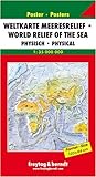 Carte géopolitique : Welt, pysisch, Meeresrelief livre