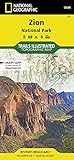 National Geographic Trails Illustrated Topographic Map Zion National Park livre