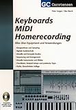 Keyboards MIDI Homerecording: Alles über Equipment und Anwendungen. Klangsynthese und Sampling. Sof livre