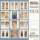Alphonse Mucha - Masterworks 2018: Kalender 2018 (Tushita Fine Arts) livre