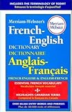 Merriam-Webster's French-English Dictionary livre