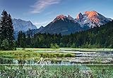 Alpen 2015 - The Alps - Bildkalender quer (50 x 34) - Landschaftskalender livre