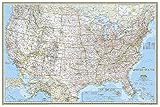 United States Classic Poster Size Map: Wall Maps U.s. livre