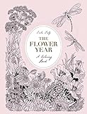 The Flower Year: A Coloring Book livre