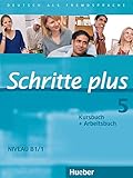 Schritte plus 5: Deutsch als Fremdsprache / Kursbuch + Arbeitsbuch livre