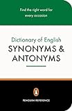 Dictionary Of English Synonyms And Antonyms livre