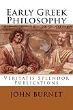 Early Greek Philosophy (English Edition) livre