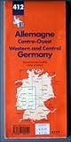 Michelin Map Deutschland: Nordrhein-Westfalen, Rheinland-Pfalz, Hessen, Saarland/412 Central livre