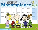 Peanuts Monatsplaner - Kalender 2018 livre