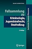 Fallsammlung zu Kriminologie, Jugendstrafrecht, Strafvollzug (Juristische ExamensKlausuren) (German livre