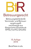 Betreuungsrecht BtR (dtv Beck Texte) livre