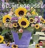 Blumengrüße Postkartenkalender - Kalender 2018 livre