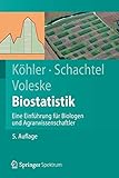 Biostatistik: Eine Einführung für Biologen und Agrarwissenschaftler (Springer-Lehrbuch) livre