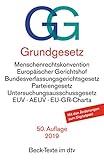 Grundgesetz GG: mit Menschenrechtskonvention, Verfahrensordnung des Europäischen Gerichtshofs für livre