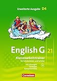 English G 21 - Erweiterte Ausgabe D / Band 4: 8. Schuljahr - Klassenarbeitstrainer mit Lösungen und livre