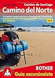 Rother Wanderführer Camino del Norte spanische Ausgabe. GPS-Tracks livre