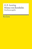 Minna von Barnhelm, oder das Soldatenglück: Studienausgabe (Reclams Universal-Bibliothek) livre