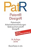 Patent- und Designrecht: Textausgabe zum deutschen, europäischen und internationalen Patent-, Gebra livre