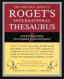 Roget International Thesaurus Index 5E livre