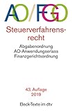 Abgabenordnung mit Finanzgerichtsordnung und Nebengesetzen (AO/FGO). Steuerverfahrensrecht - AO-Anwe livre