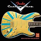 Calendrier Fender Custom Shop Guitars 2016 livre