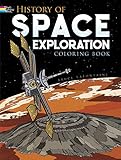 History of Space Exploration Coloring Book livre