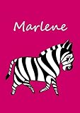 Malbuch / Notizbuch / Tagebuch - Marlene: A4 - blanko livre