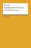 Apologie des Sokrates: Griechisch/Deutsch (Reclams Universal-Bibliothek) livre