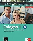 Colegas 1 Neue Ausgabe: Berufsorientierter Spanischkurs für Anfänger. Libro del alumno + CD (Klett livre